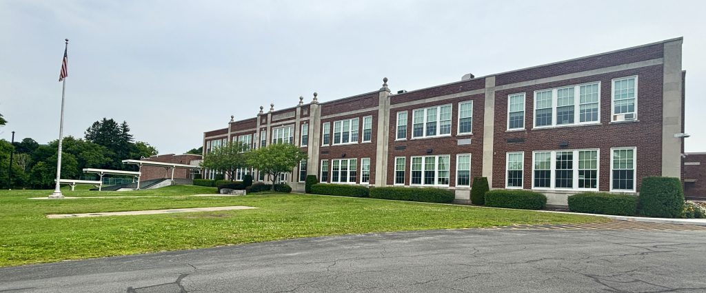 Outside of Mayfield High School