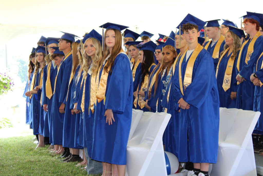 photo of graduates standing