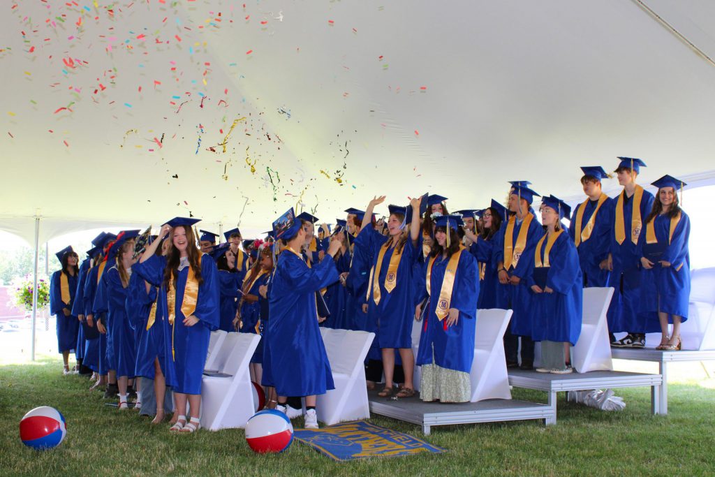 photo of graduate class