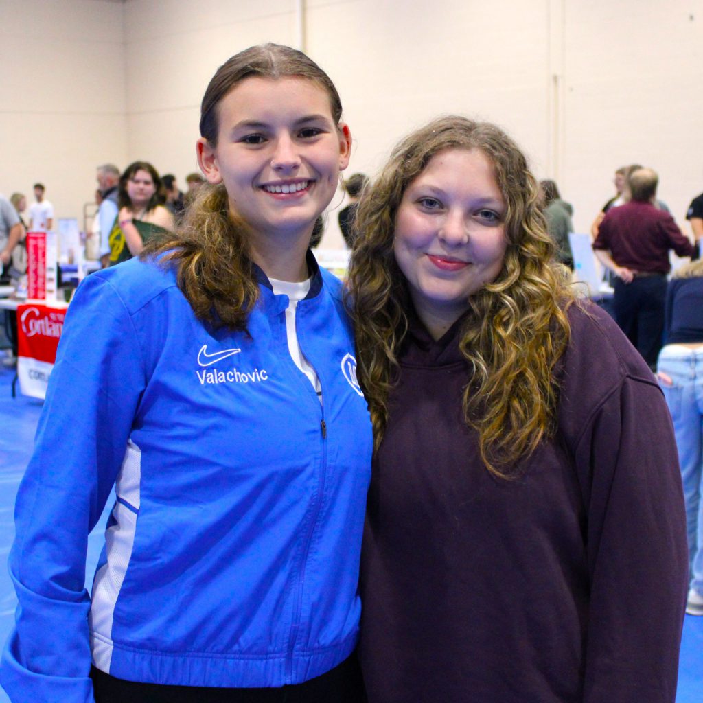 Mila Valachovic (left) will serve as the primary ex officio student member, and Jayden Schur (right) will serve as the alternate.